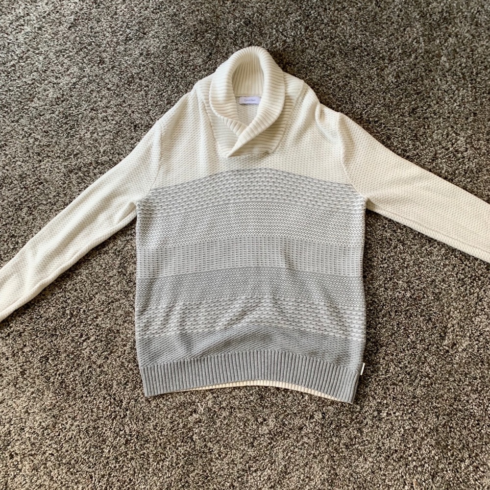 Calvin Klein white sweatshirt